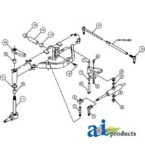 Major FRONT AXLE OVERHAUL KIT for IH 100 186 886 986 1066 1086 1466 3288 5288