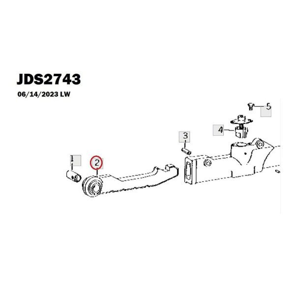 3-Point Rear Draft Link End Fits John Deere Tractor2840 4000 4010 4020 4040 4050