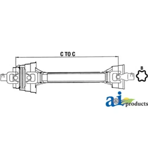 Constant Velocity Driveline PTO for John Deere Rotary Cutter CX15 HX20 M15 1517